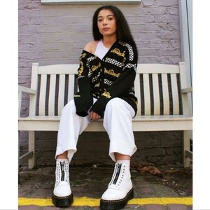 Dr. Marten Sinclair Milled Nappa Leather Platform Boots